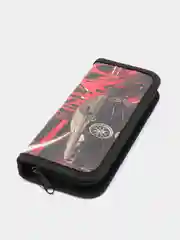 Черный пенал школьный 19х9см