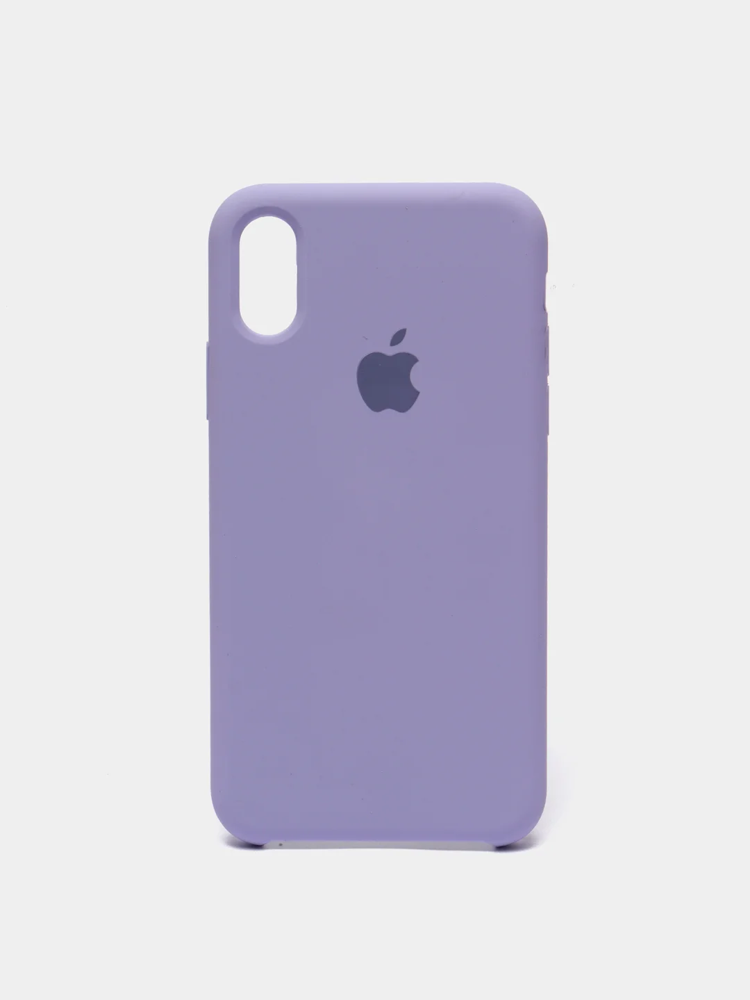 Лавандовый чехол Silicone Case для iPhone 11 12 mini 13Pro Max 6s 7+ 8Plus XS противоударный открытый