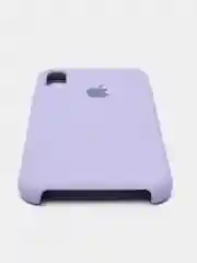 Лавандовый чехол Silicone Case для iPhone 11 12 mini 13Pro Max 6s 7+ 8Plus XS противоударный открытый