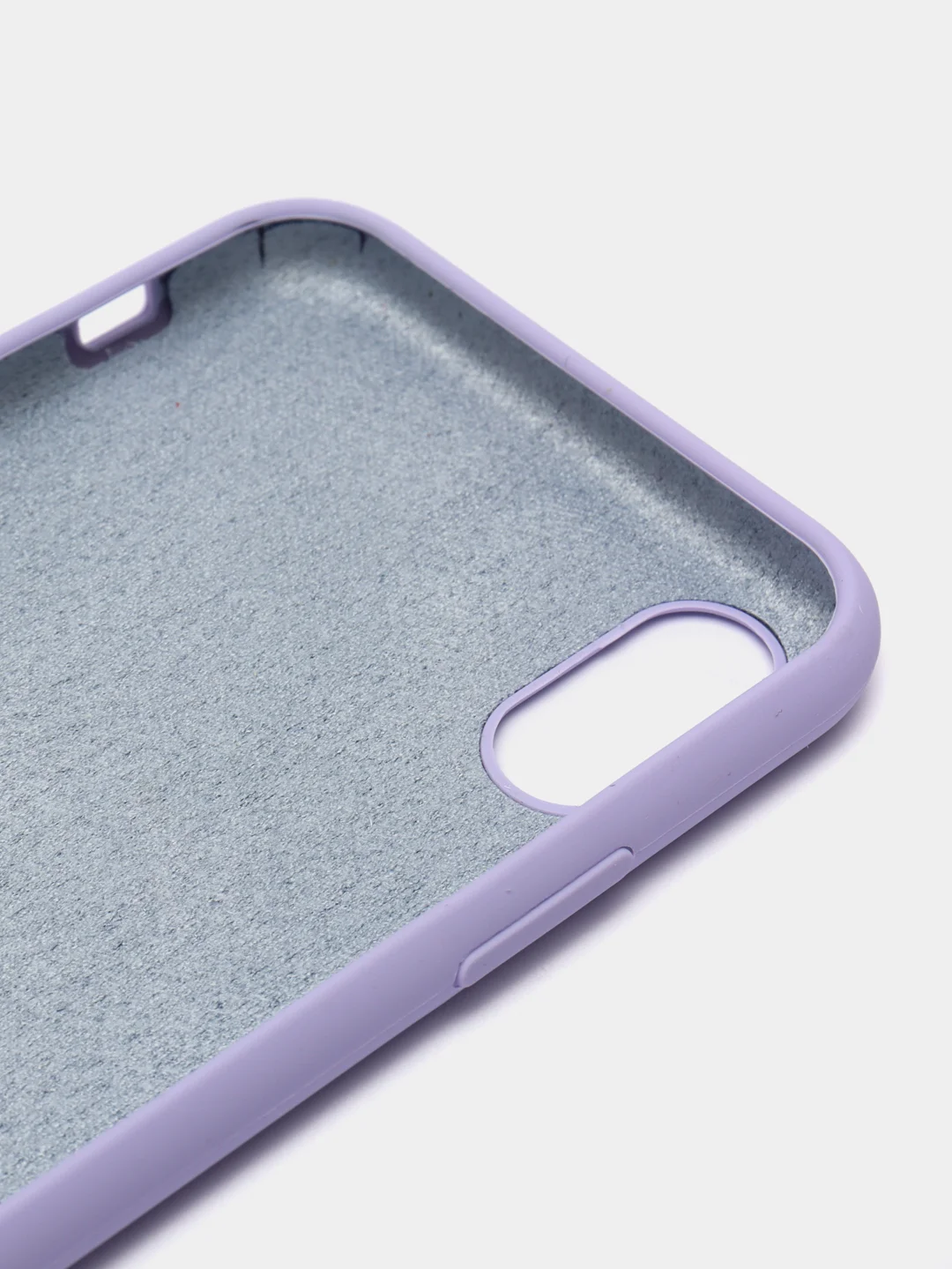 Лавандовый чехол Silicone Case для iPhone 11 12 mini 13Pro Max 6s 7+ 8Plus XS противоударный открытый