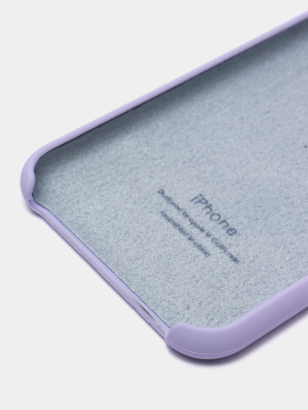 Лавандовый чехол Silicone Case для iPhone 11 12 mini 13Pro Max 6s 7+ 8Plus XS противоударный открытый