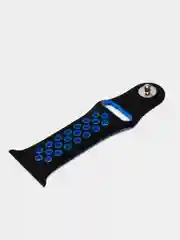 Синий ремешок, бампер и стекло Apple Watch Classic 38 40 42 44 mm Series 1, 2, 3, 4, 5, 6, SE