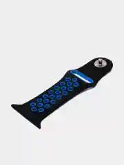 Синий ремешок, бампер и стекло Apple Watch Classic 38 40 42 44 mm Series 1, 2, 3, 4, 5, 6, SE