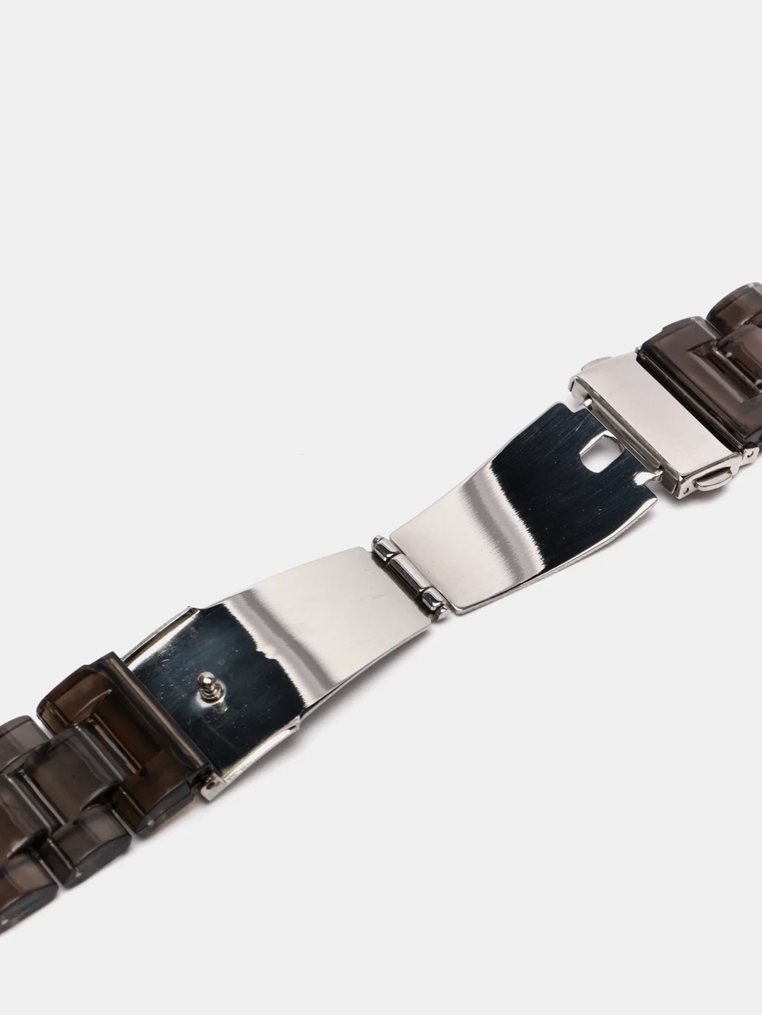 Черный ремешок прозрачный для Apple Watch 1 2 3 4 5 6 SE
