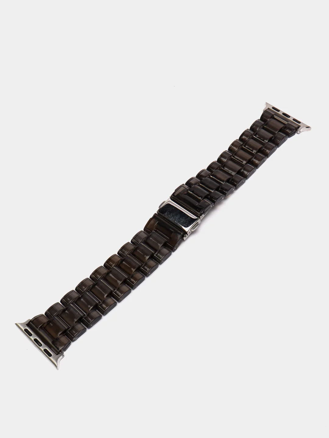 Черный ремешок прозрачный для Apple Watch 1 2 3 4 5 6 SE