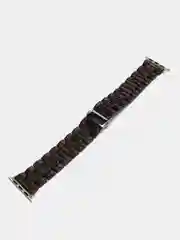 Черный ремешок прозрачный для Apple Watch 1 2 3 4 5 6 SE