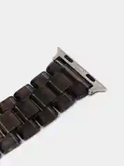 Черный ремешок прозрачный для Apple Watch 1 2 3 4 5 6 SE