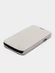 Белый чехол-книжка для Samsung S4,  M51