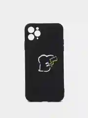 Черный чехол  для iPhone пикачу, покемоны