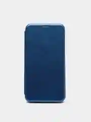 Синий чехол-книжка для Honor 60SE в Золотом и Синем цветах с магнитной застежкой и карманом