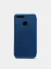 Синий чехол-книжка для Honor 60SE в Золотом и Синем цветах с магнитной застежкой и карманом