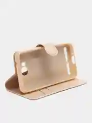 Золотой чехол книжка для Huawei Y3II