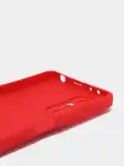 Красный чехол для Xiaomi Redmi 9A/9/9C/9T/NOTE 10 PRO/NOTE 9  силиконовый (Борта чехла прямые NEW)