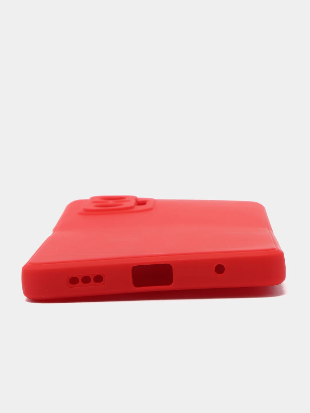 Красный чехол для Xiaomi Redmi 9A/9/9C/9T/NOTE 10 PRO/NOTE 9 силиконовый (Борта чехла прямые NEW)