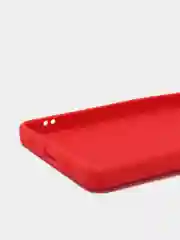 Красный чехол для Xiaomi Redmi 9A/9/9C/9T/NOTE 10 PRO/NOTE 9  силиконовый (Борта чехла прямые NEW)