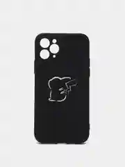 Черный чехол  для iPhone пикачу, покемоны