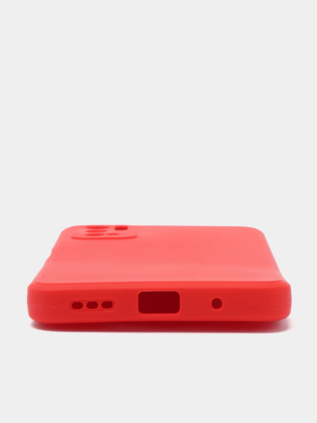 Красный чехол для Xiaomi Redmi 9A/9/9C/9T/NOTE 10 PRO/NOTE 9 силиконовый (Борта чехла прямые NEW)