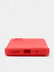 Красный чехол для Xiaomi Redmi 9A/9/9C/9T/NOTE 10 PRO/NOTE 9  силиконовый (Борта чехла прямые NEW)