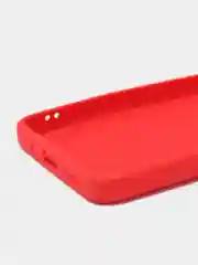 Красный чехол для Xiaomi Redmi 9A/9/9C/9T/NOTE 10 PRO/NOTE 9  силиконовый (Борта чехла прямые NEW)