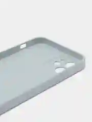 Небесно-голубой чехол для iPhone Xr/ 11/ 12/ mini/ Pro/ ProMax, силиконовый со стеклянной панелью