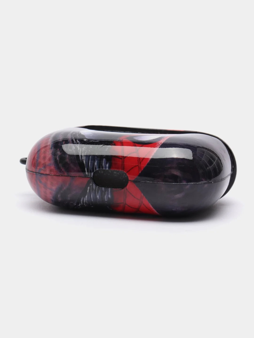 Алый чехол с рисунком на AirPods Pro, с карабином