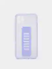 Лавандовый противоударный чехол с ремешком держателем для iPhone 11, 11 Pro, 11 Pro Max