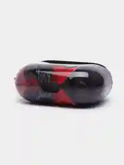Алый чехол с рисунком на Airpods 3, с карабином
