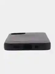 Черный чехол из эко кожи с карманом для карт на iPhone 11 12 mini pro max