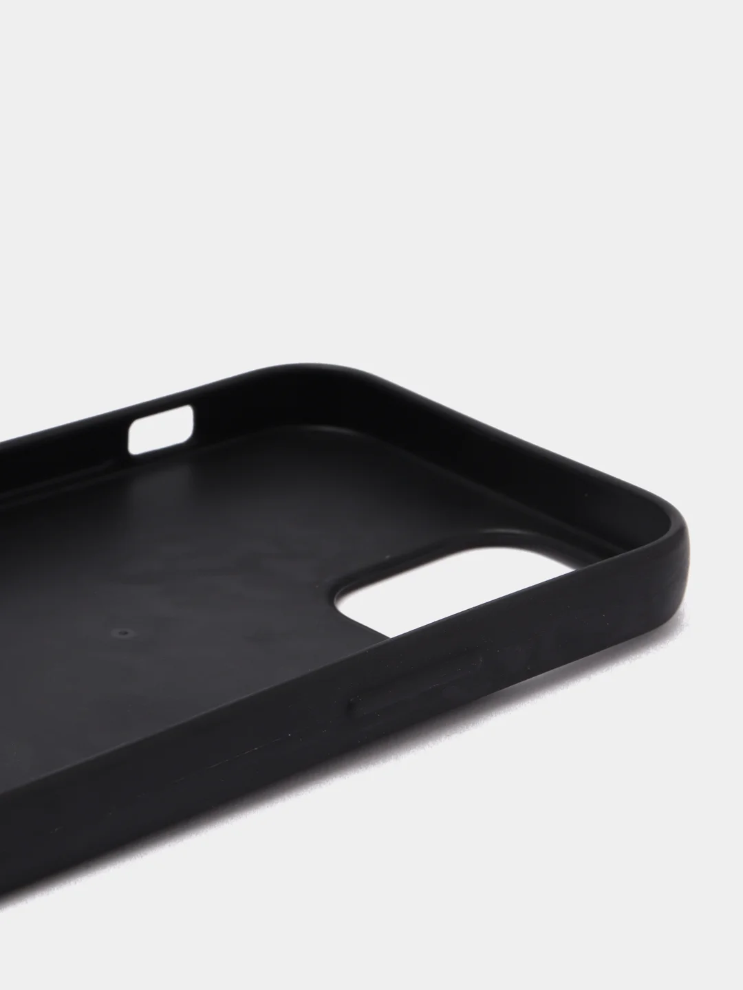 Черный чехол из эко кожи с карманом для карт на iPhone 11 12 mini pro max
