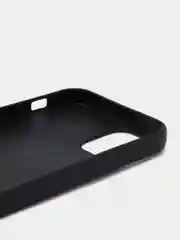 Черный чехол из эко кожи с карманом для карт на iPhone 11 12 mini pro max
