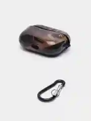 Терракотовый чехол с рисунком на AirPods Pro, с карабином