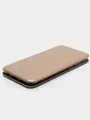 Золотой чехол-книжка для Honor 60SE в Золотом и Синем цветах с магнитной застежкой и карманом