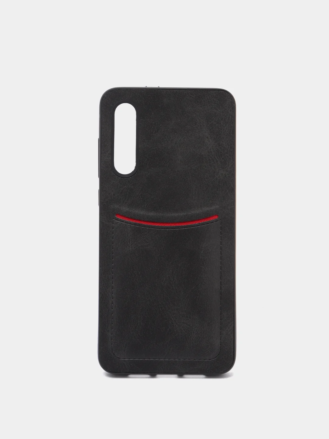 Черный чехол из эко кожи с карманом Xiaomi Redmi K20 Mi 9T 9se CC9 A3 Lite 9 Lite CC9 Pro Note 10