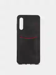 Черный чехол из эко кожи с карманом Xiaomi Redmi K20 Mi 9T 9se CC9 A3 Lite 9 Lite CC9 Pro Note 10
