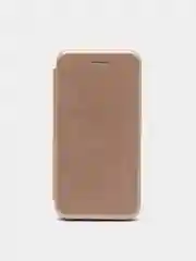 Золотой чехол-книжка для Honor 60SE в Золотом и Синем цветах с магнитной застежкой и карманом