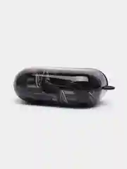 Серый чехол с рисунком на AirPods Pro, с карабином