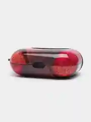 Розовый чехол с рисунком на AirPods Pro, с карабином