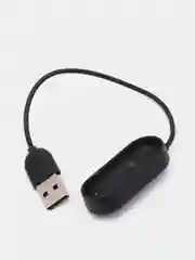 Черный usb кабель для зарядки для Xiaomi Mi Band 2/3/4/5/6/7/7Pro