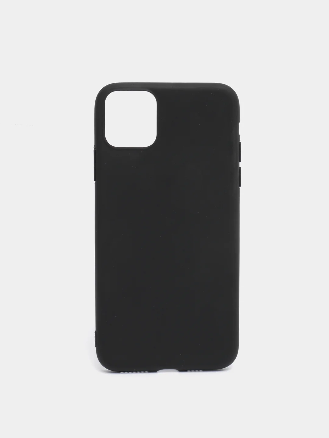 Черный силиконовый чехол iPhone 6/6S, 6/6S Plus, 7/8, 7/8 Plus, X, XS, XS Max, XR, 11, 11 Pro, 11 Pro Max