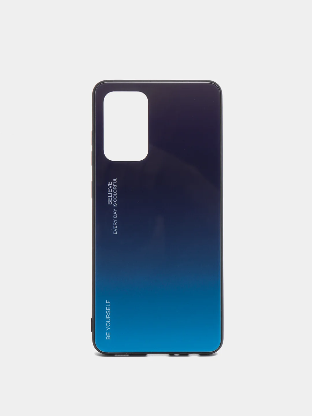 Голубой чехол градиентный на Samsung Galaxy A51/A71/A52/A72/A12/A13/A33/A53/A73/A50/S8/A22/S20/FE/S21