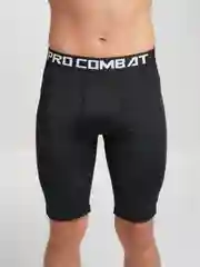 Черный спортивные мужские шорты тайтсы Pro Combat, компрессионные