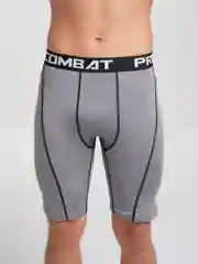 Серый спортивные мужские шорты тайтсы Pro Combat, компрессионные