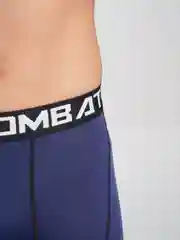 Темно-синий спортивные мужские шорты тайтсы Pro Combat, компрессионные