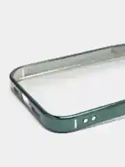 Зеленый чехол прозрачный силиконовый для iPhone XR, 11, 11 Pro, 12 mini, 12, 12 Pro
