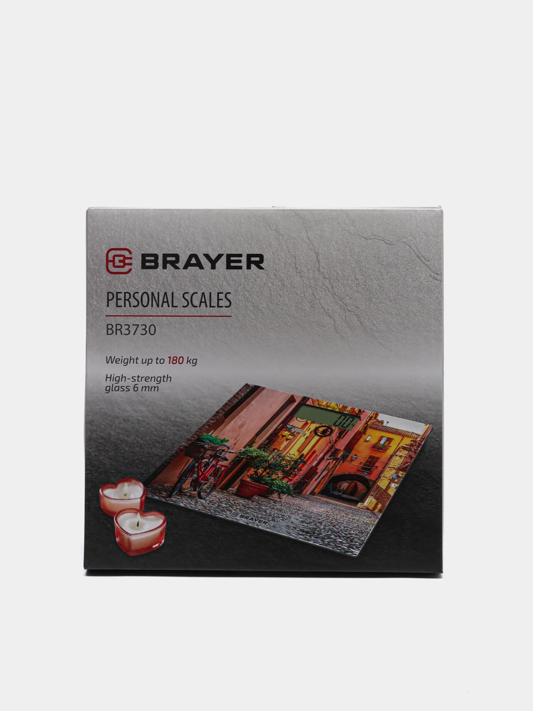 Напольные весы BRAYER BR3730, вес до 180 кг