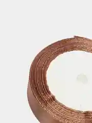 Коричневый лента атласная, 25 х 22000 мм