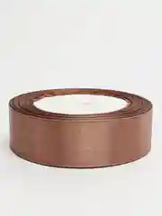 Коричневый лента атласная, 25 х 22000 мм