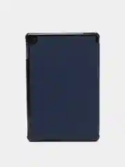 Синий меланж чехол-книжка для планшета Huawei MediaPad M5 Lite 10.1 из экокожи КАРТОФАН, подставка