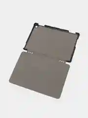 Синий меланж чехол-книжка для планшета Huawei MediaPad M5 Lite 10.1 из экокожи КАРТОФАН, подставка