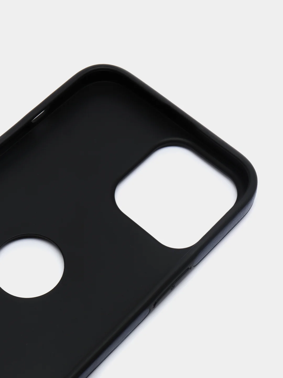 Темно-синий чехол для iPhone 14 / 11 / 12 / 13 Pro Max Plus кожаный на айфон про макс
